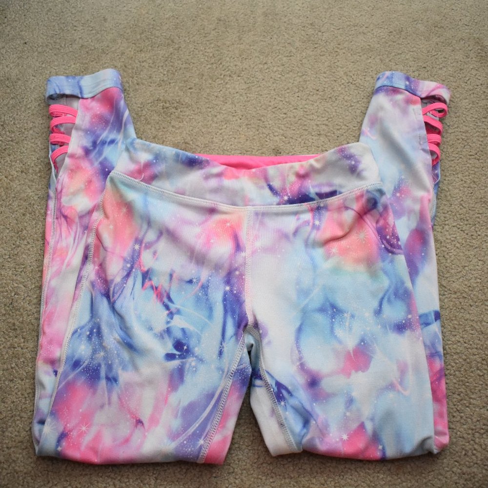 SO Girls Yoga Legging tie dye size 10